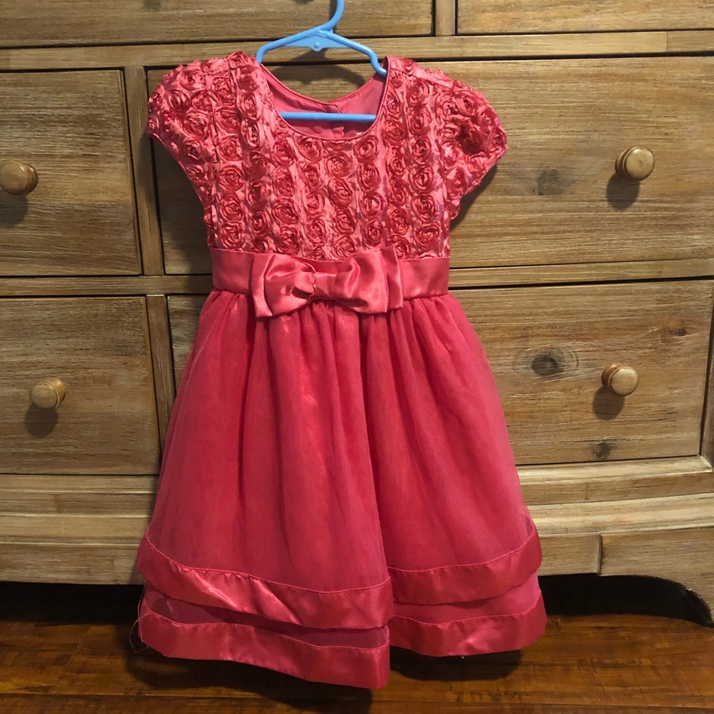 Pink Appliqué Easter Dress